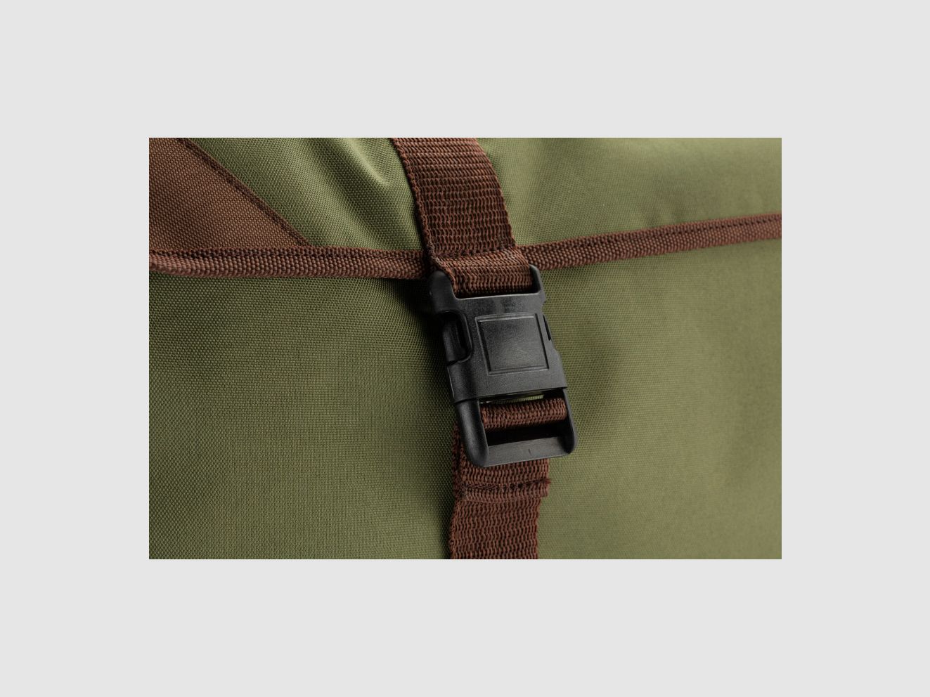Borsa da caccia verde/marrone in tela - Country, immagine 6 di 6