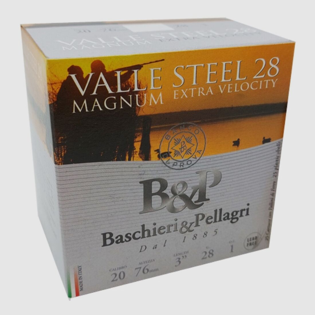 Baschieri & Pellagri 20/76 3 Valle Steel Magnum 3.1mm 28g, image 1 of 3