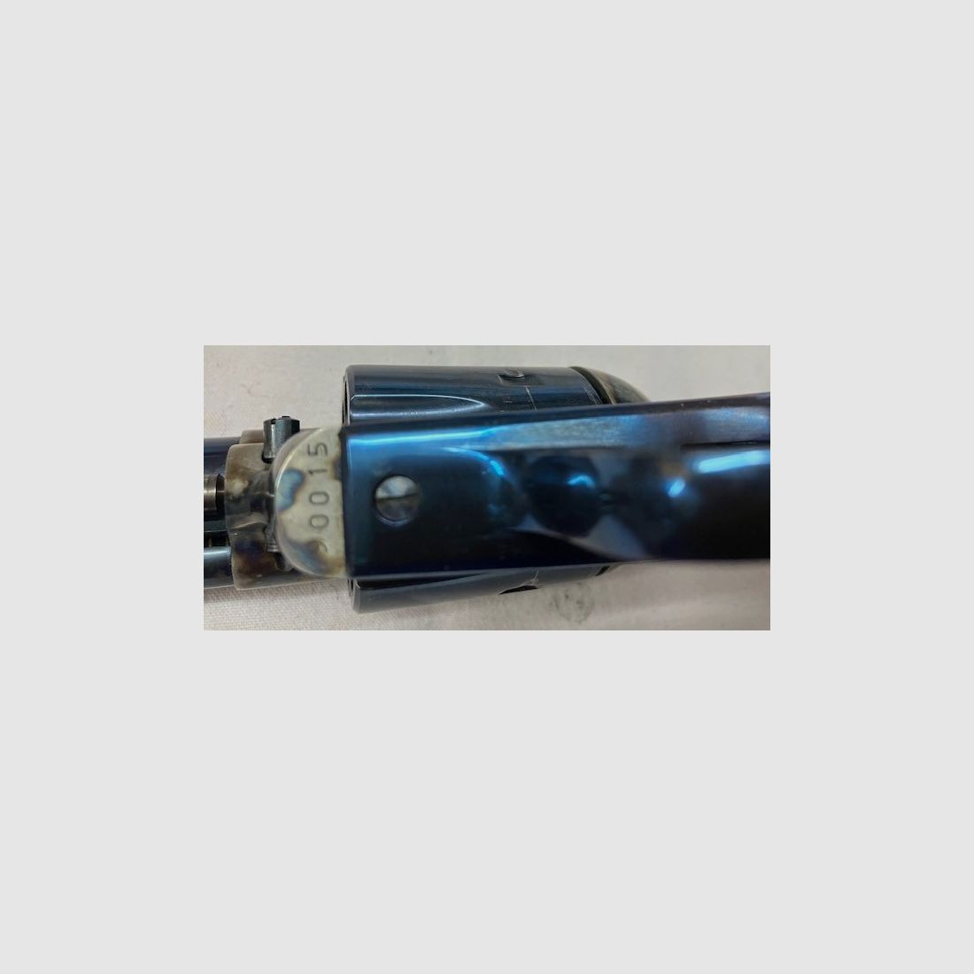 Raridad "HEGE Mod. Army 1873, Cal. .45 corto Knall" Raridad
