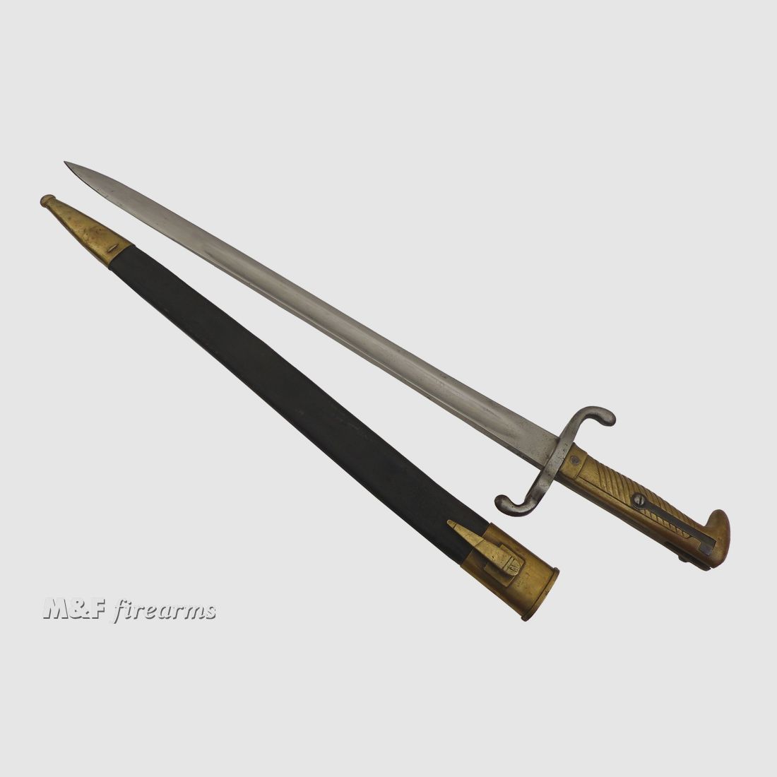 Deutsches (Braunschweigisches) Bajonett Infanterie-Seitengewehr (SG) M 1871 TS: 92.R.1.238