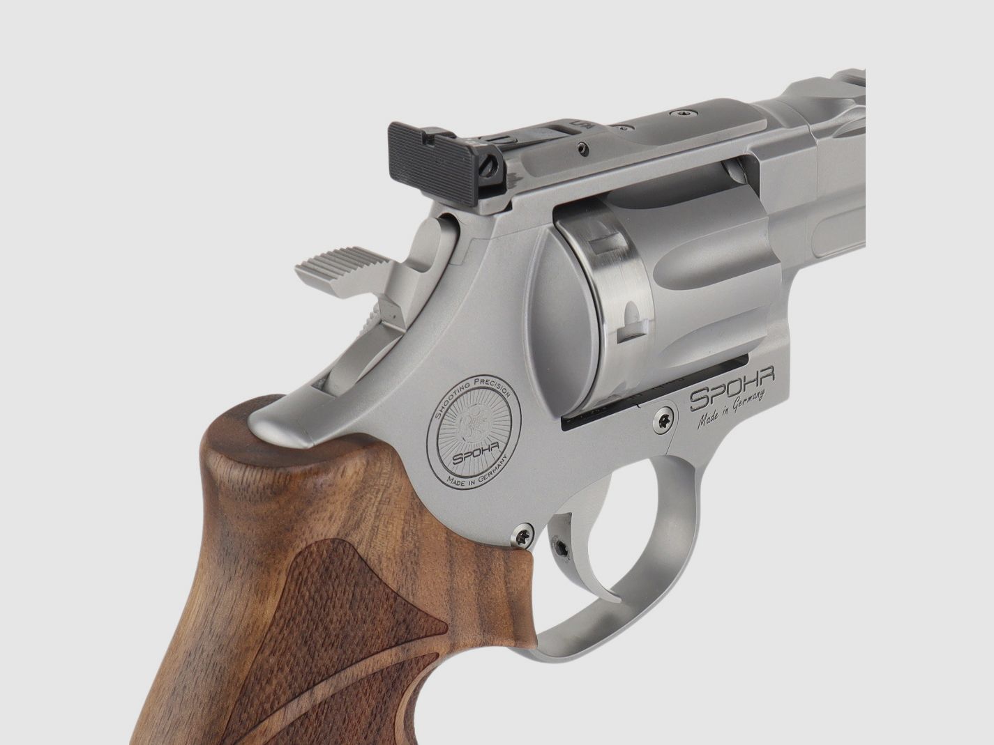  SPOHR 286 Competition Stainless .22lr 6 cali Revolwer Wyprodukowano w Niemczech, zdjęcie 11 z 12