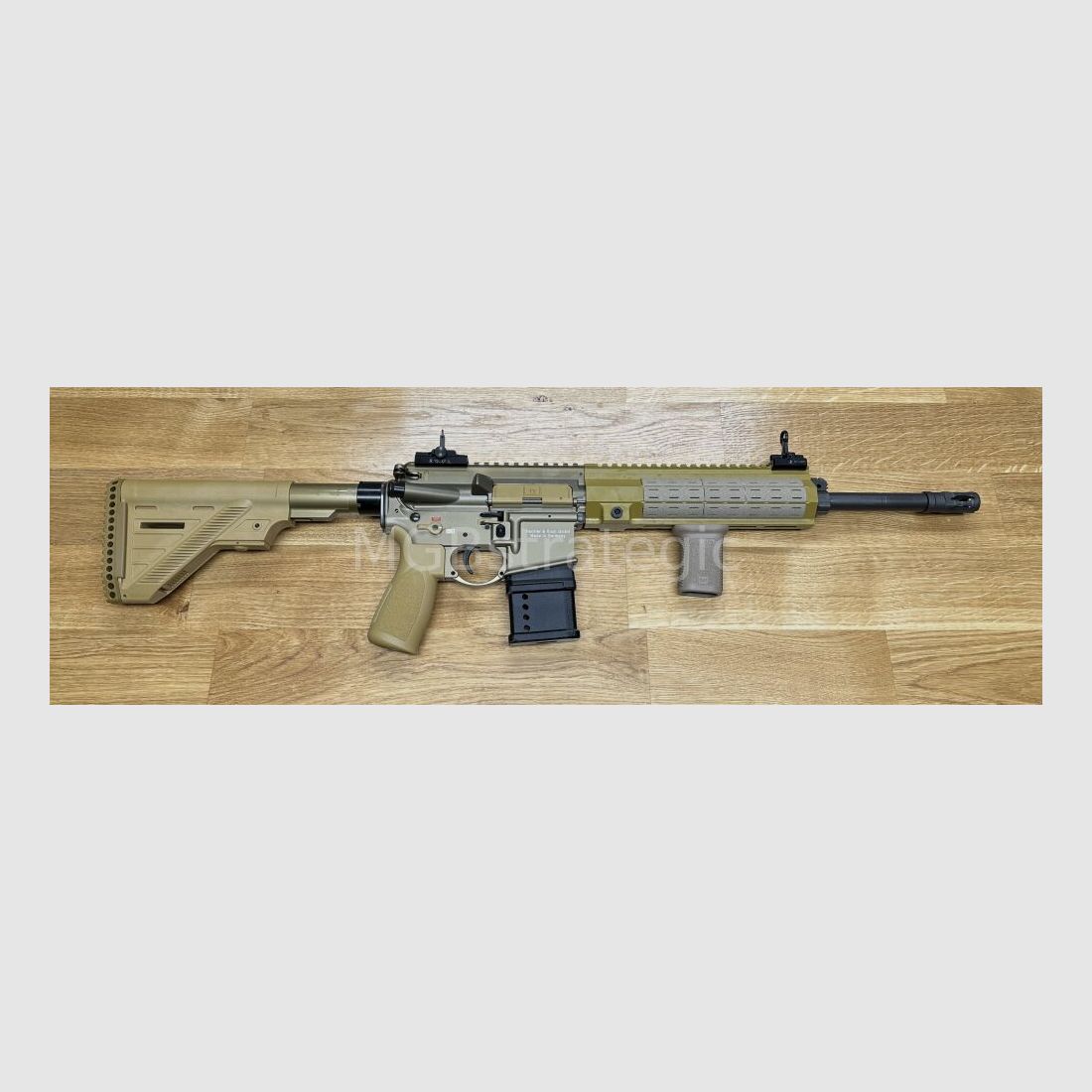 sportlich zugelassen! H&K MR223 A3 14,5" Lauf - SPORT - sandfarben halbautom. Büchse .223Rem - Heckler & Koch - viel Zubehör in BKA Beurteilung zugelassen! zivile Version H&K 416 G95