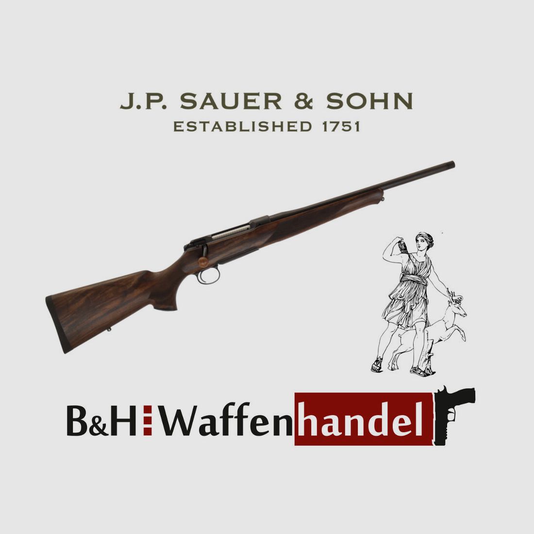 Sauer & Sohn	 S 101 Artemis Select / LL 47cm / Laufgewinde Damen- Schaft