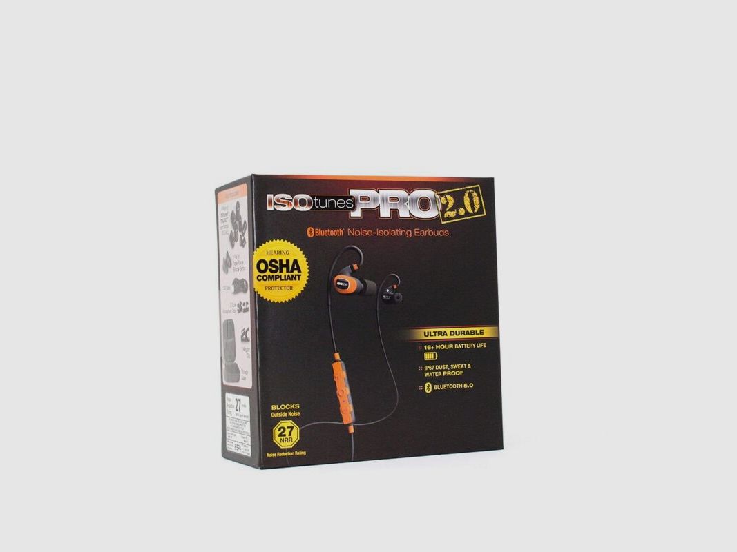 Isotunes Gehörschutz Pro 2.0 EN352 Safety Orange