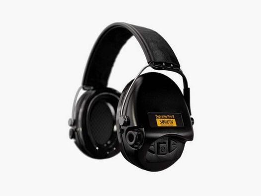 Casque Sordin Supreme Pro X cuir Noir