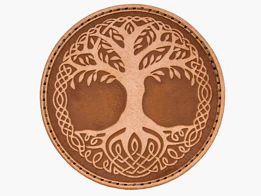 MD-Textil MD-Textil Lederpatch Yggdrasil sand