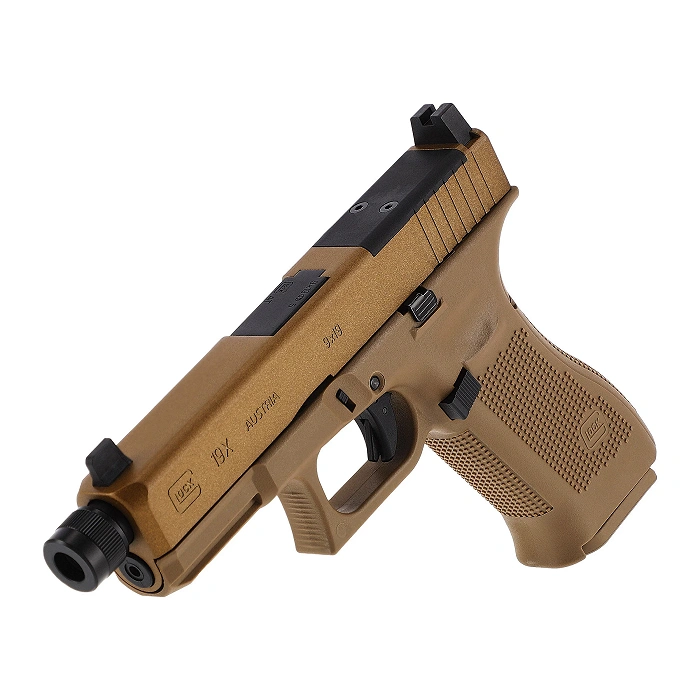 Pistolet wiatrówka Glock 19X blowback 4,5 mm coyote BB CO2 (5.8462), zdjęcie 5 z 10