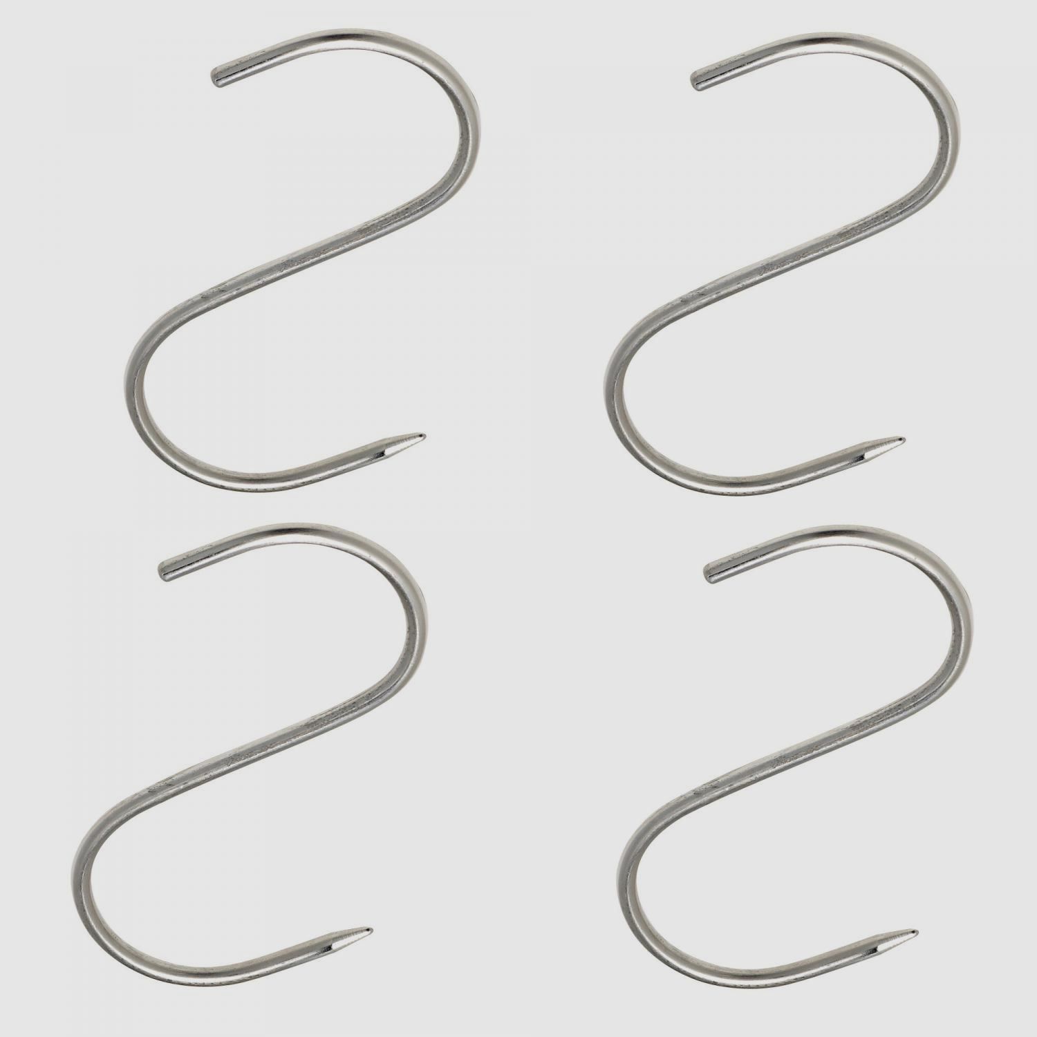 4 x Edelstahlhaken (Set)