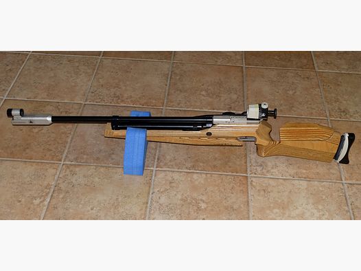 FWB Feinwerkbau Druckluft Matchgewehr Mod. 602 / neues Service / alle Dichtungen NEU