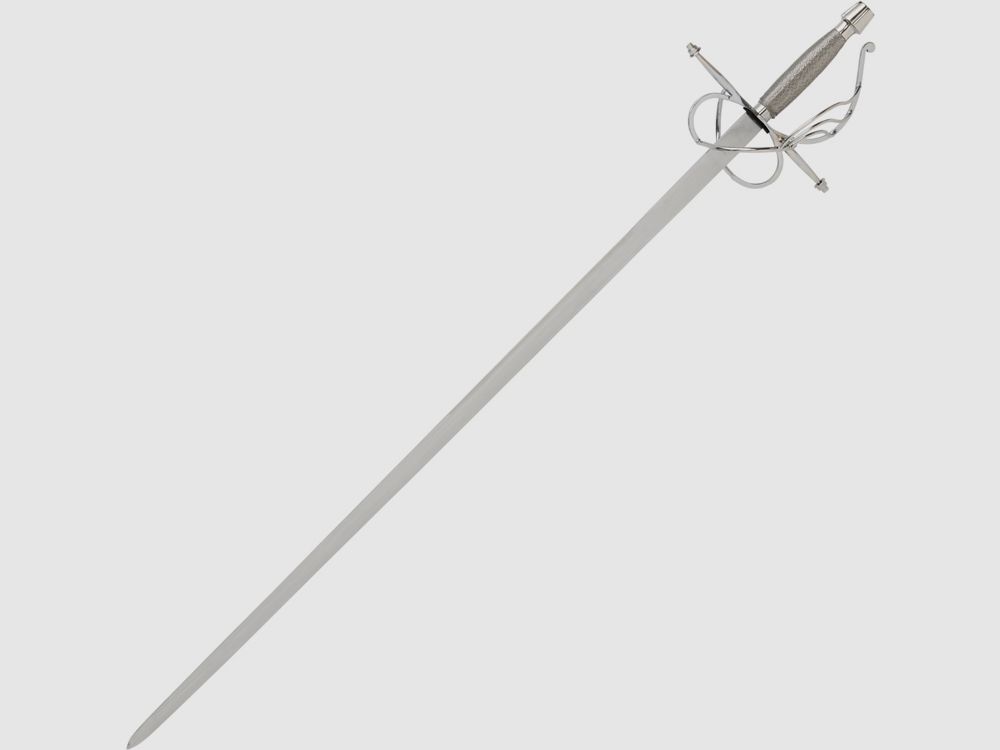 Rapier mit handgeschmiedete Klinge und Scheide