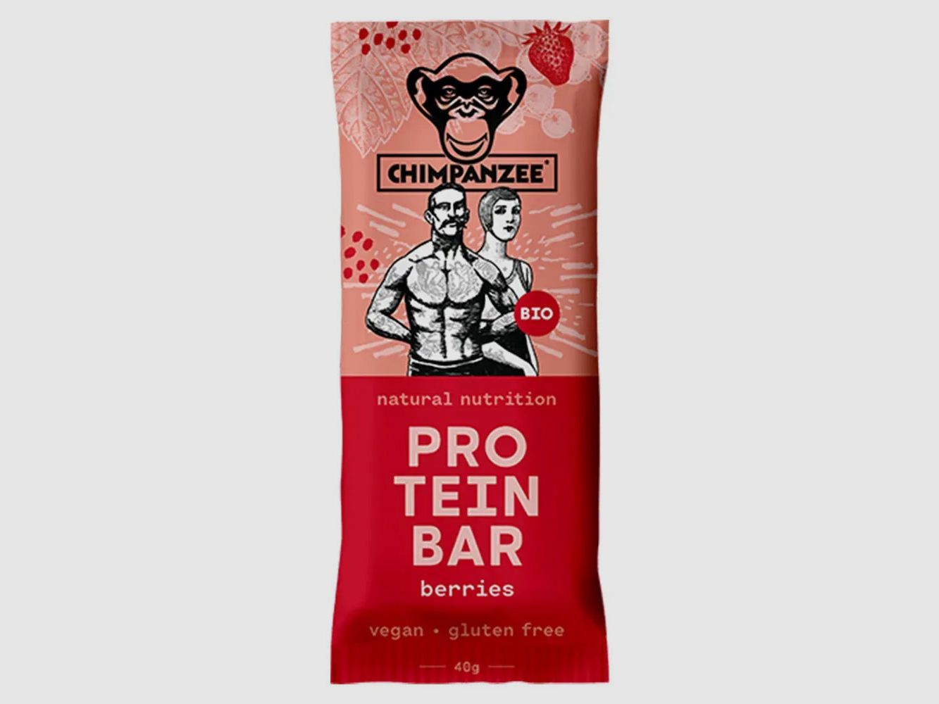 Chimpanzee Riegel Bio Protein Bar Johannisbeere