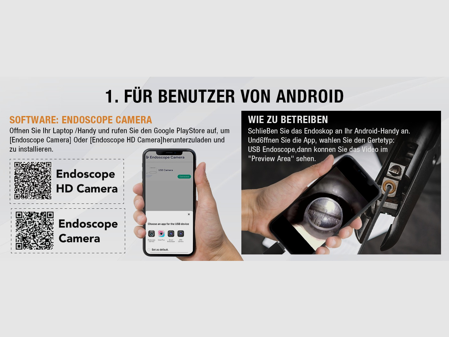 Teslong NTG100 Borescope Endoskop AR15 22lfb Werkzeug Tool NEU Lauf Wartung Schmeisser Glock 