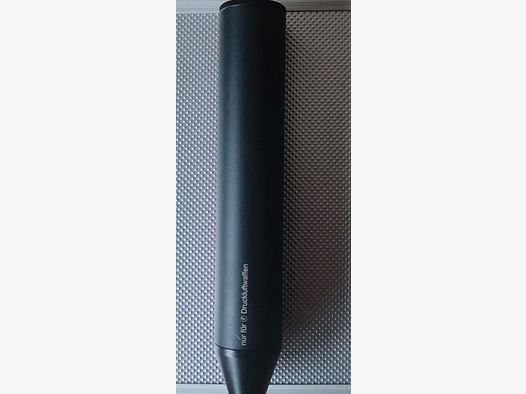 Silencer with F mark for air pressure weapons 4.5mm, only two times with projectiles!!