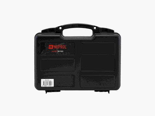Schwarz Waffenkoffer 31 X 25 X 8 cm - Nuprol