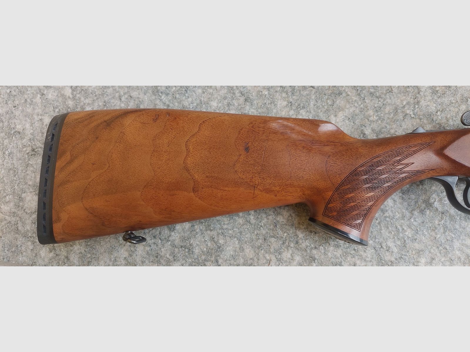 (B.N.) Over-and-under shotgun BLASER K95 cal. 8X68 luxury Yawag with deer antlers and Magna Port 2nd barrel K95 cal. 257 WBY riflescope Zeiss Diavary 2.5-10X50, image 2 of 6