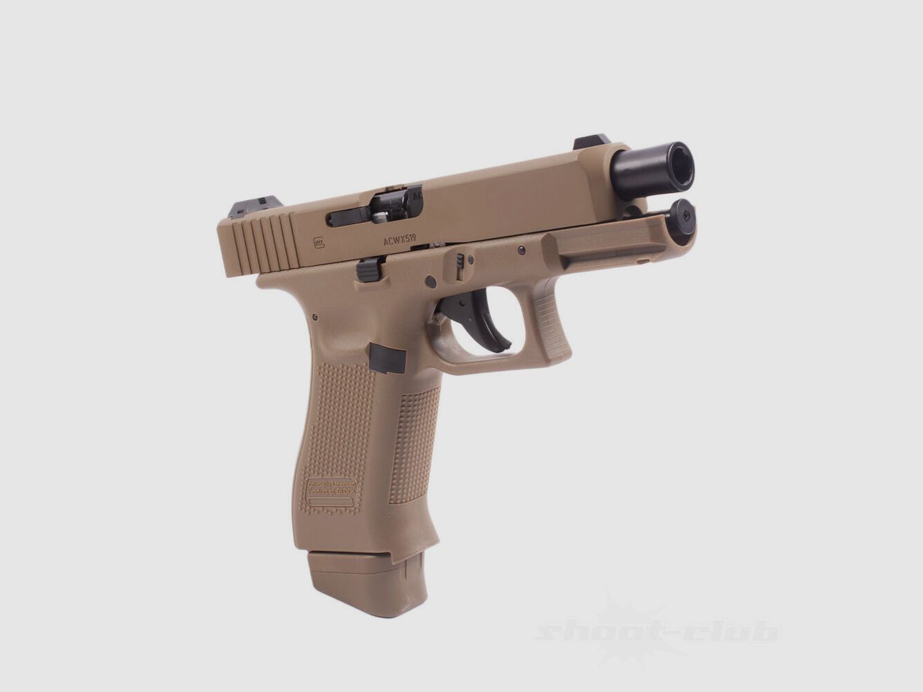 Umarex Glock 19X Airsoft Co2 Pistole 6 mm BB Coyote