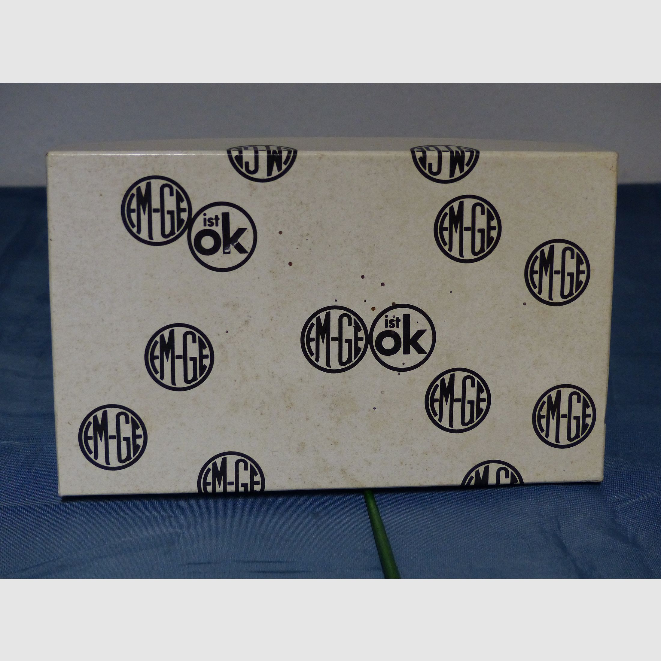 Schreckschuss Gas Pistole EM-GE 63 Cal. 6 mm Knall PTB 6 OVP 3 Magazine vintage