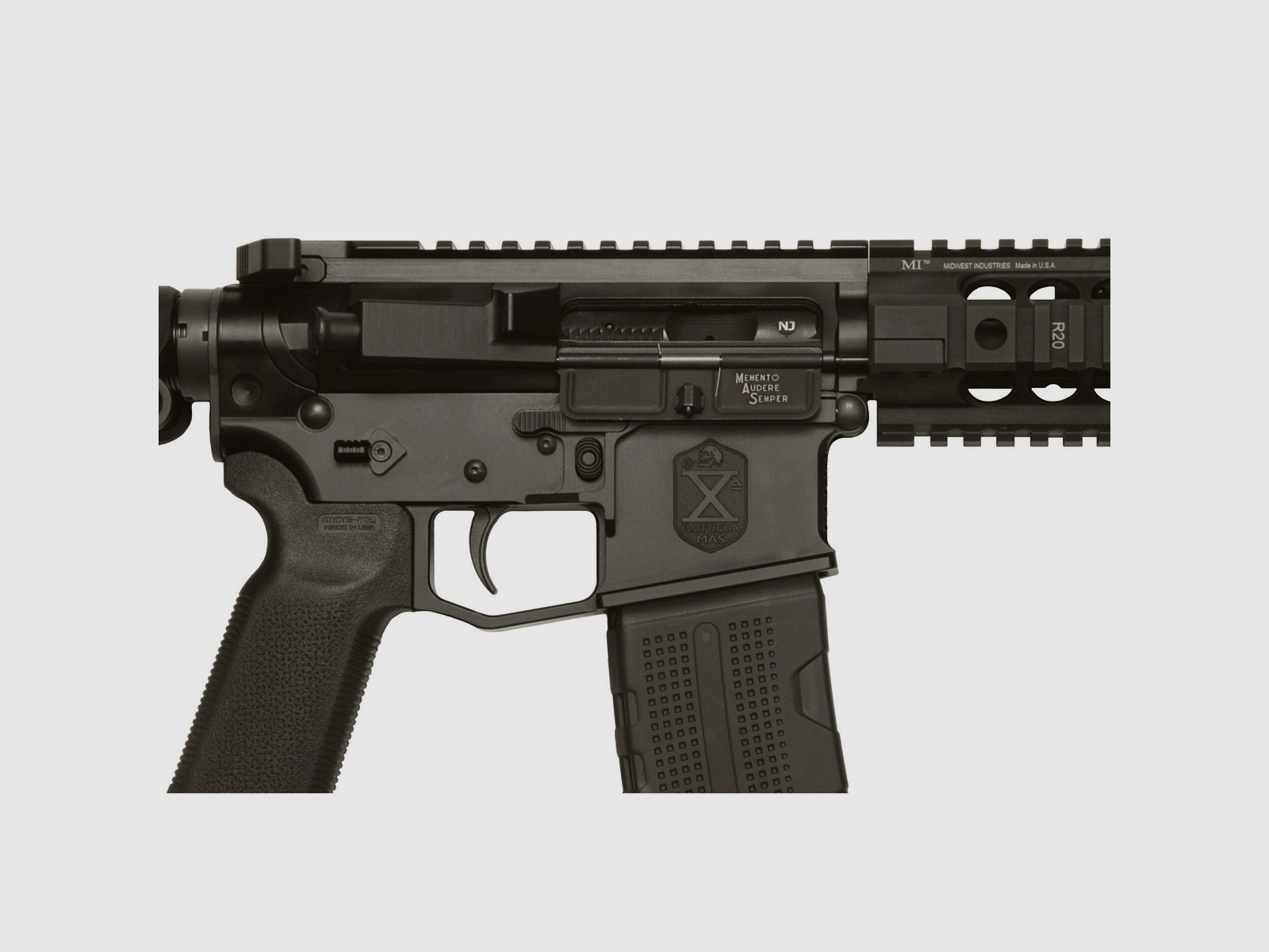 RIFLE – NEW JAGER AR15 Xª MAS 12" cal. 223 Rem (WITH PISTON), image 2 of 4