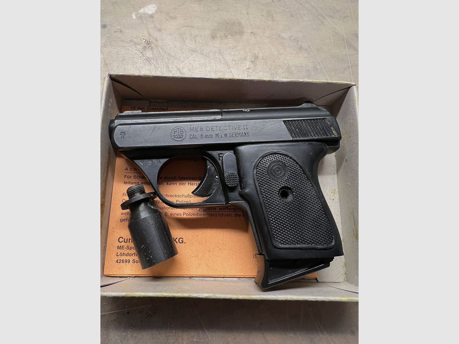 Melcher  ME 8 Detective II 8mm Gaspistole ME8