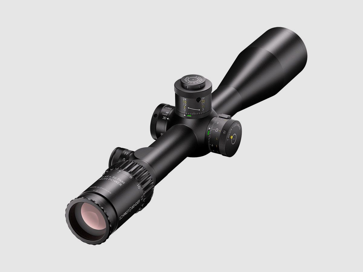 SCHMIDT U. BENDER 5-45×56 PM II High Power LP LRR-MIL 0,05 mrad ccw MT II MTC LT / DT II+ ZC LT, afbeelding 2 van 5