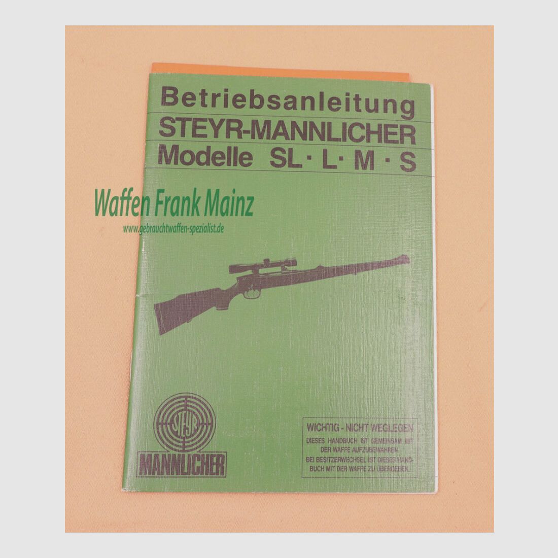 Steyr - Mannlicher - Österreic Bedienungsanleitung SL*L*M*S
