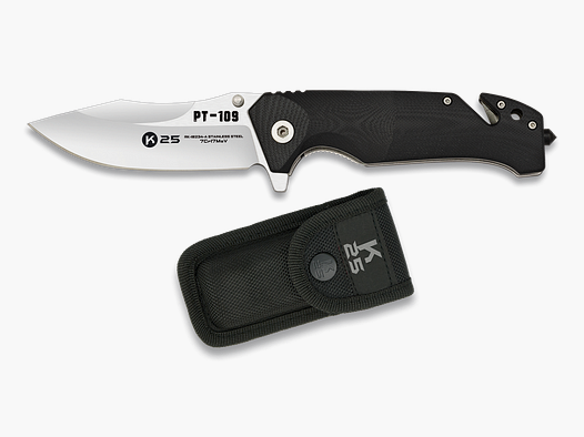 Navaja K25 G10. PT109. Klinge 9 cm.