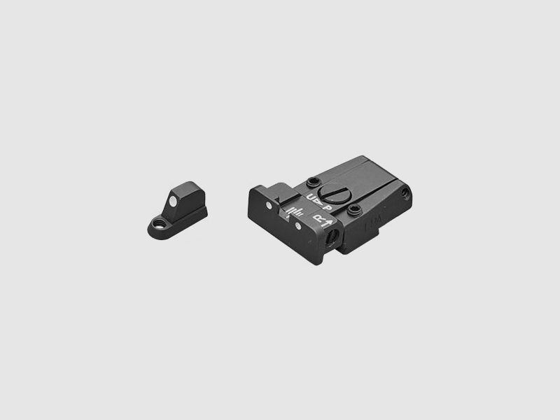 LPA SPR24CZ18 Conjunto de Mira Micrométrica para CZ P-07, P-09 (no Kadet) – Contorno Blanco