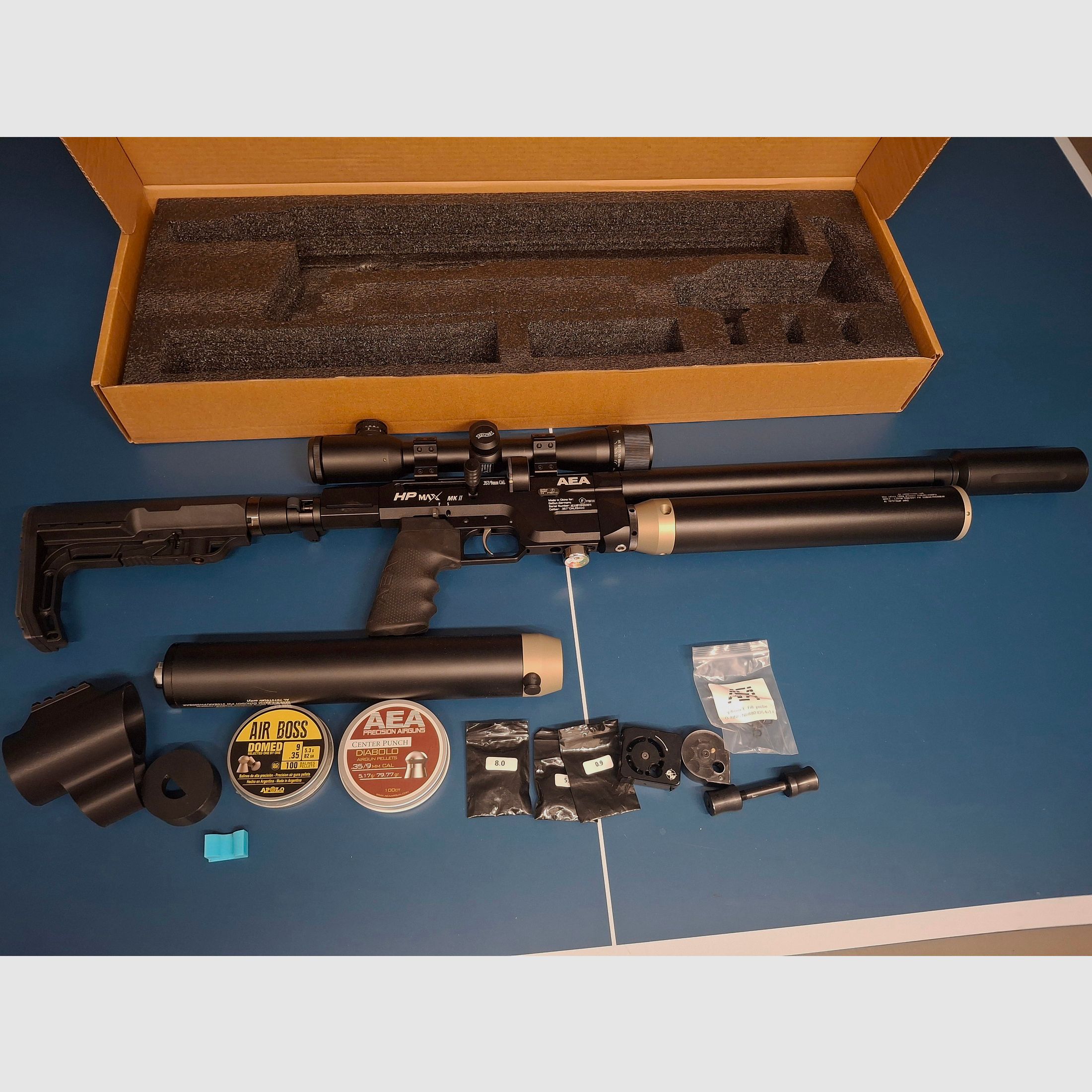 AEA  HPMAX  MK2 ZWEI TANKS DREI MAGAZINE  u.s.w