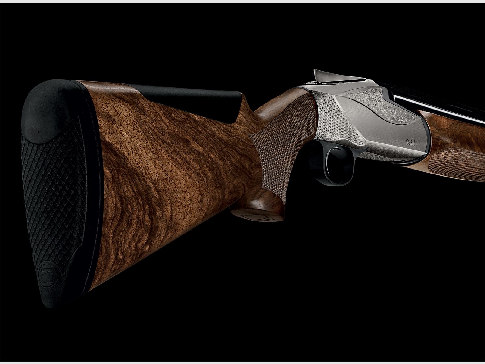 Benelli 828 U Silver hunting weapon / over-and-under shotgun