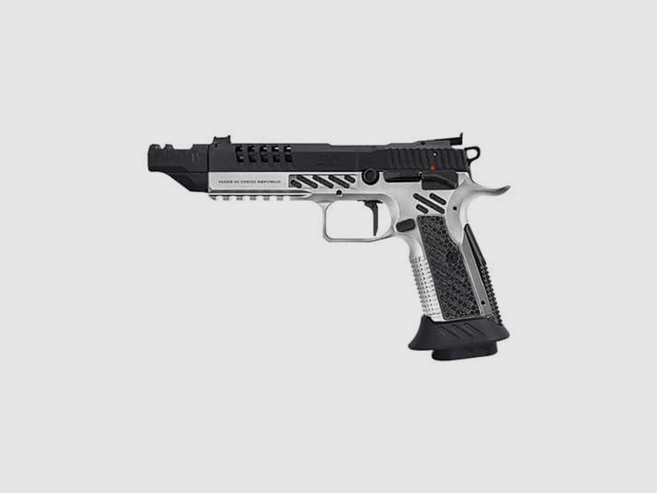 AZ-P1 Special Optics Ready Argent – Fibre optique rouge 9×19