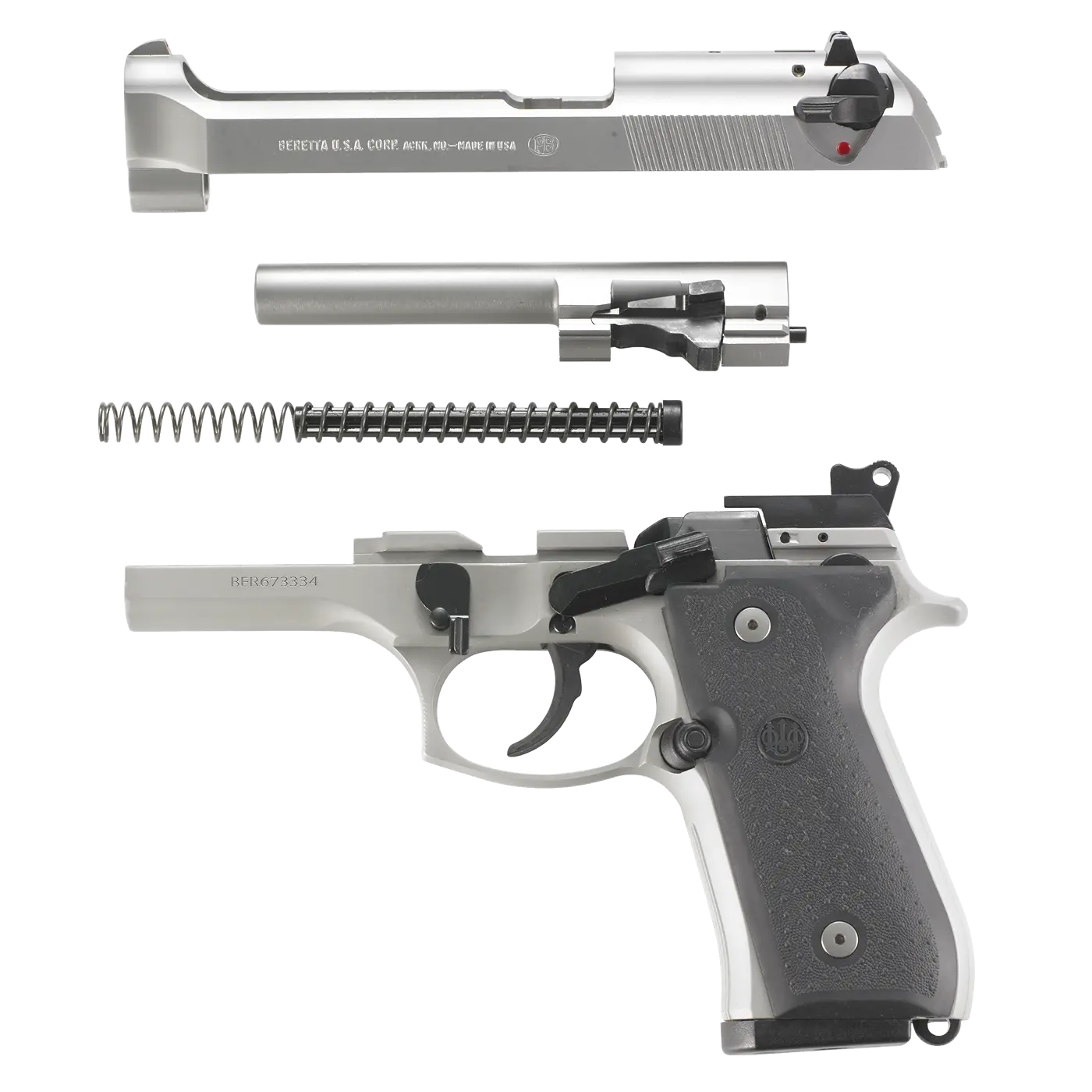 Beretta – Pistole / 92 FS INOX / 9mm, Bild 5 von 7