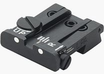 LPA TPU29TS30 mira micrométrica ajustable para pistolas Taurus PT-92, PT-58, PT-100 – 2 puntos