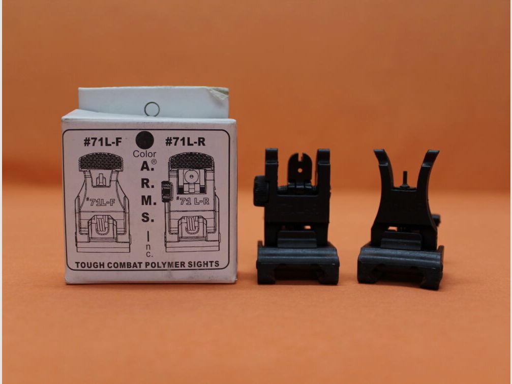 ARMS ARMS® #71L-F Flip-Up Voor-/Achtervis Handguard Bevestiging/ Klapvisie voor Picatinnyprofiel AIRSOFT!