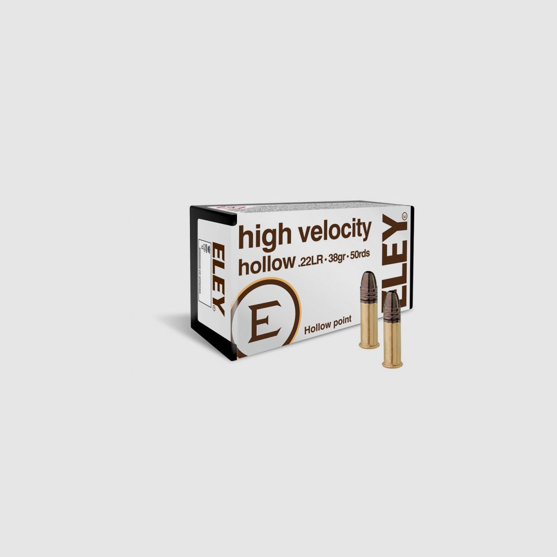 ELEY HIGH VELOCITY HP KK-PATRONEN - .22LR - 38GRS.- 50 SCHUSS
