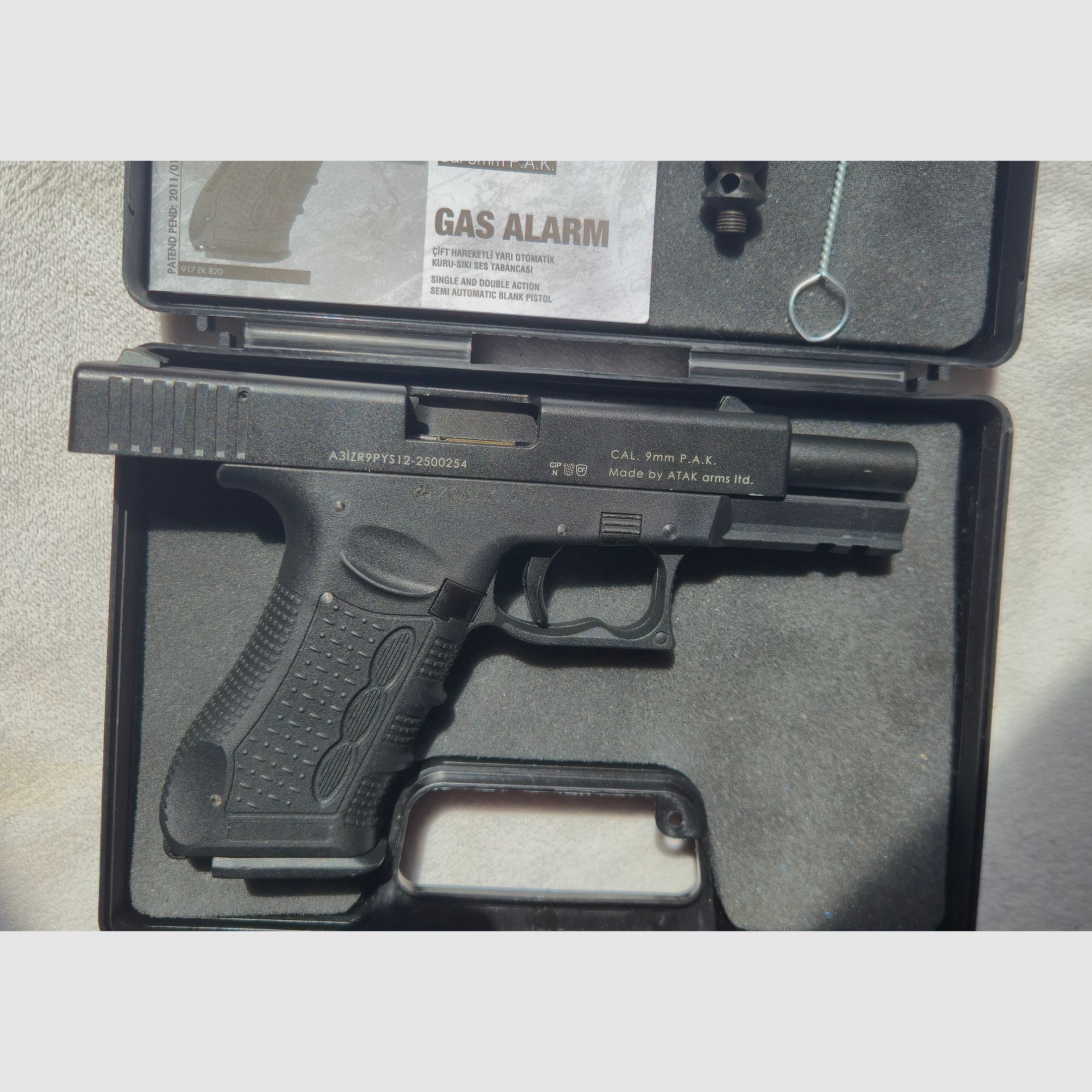 Pistola a salve Zoraki 917 / Nera, 9mm PAK