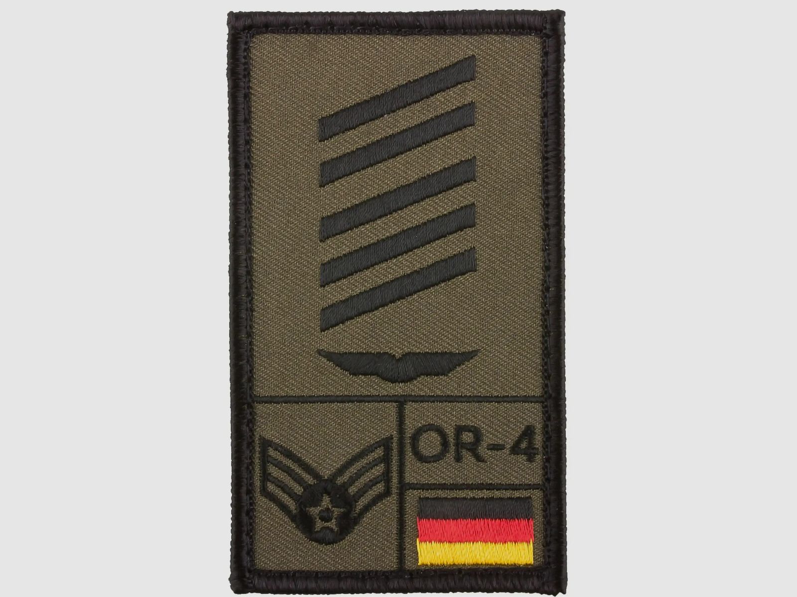Café Viereck Rang Patch Oberstabsgefreiter Luftmacht