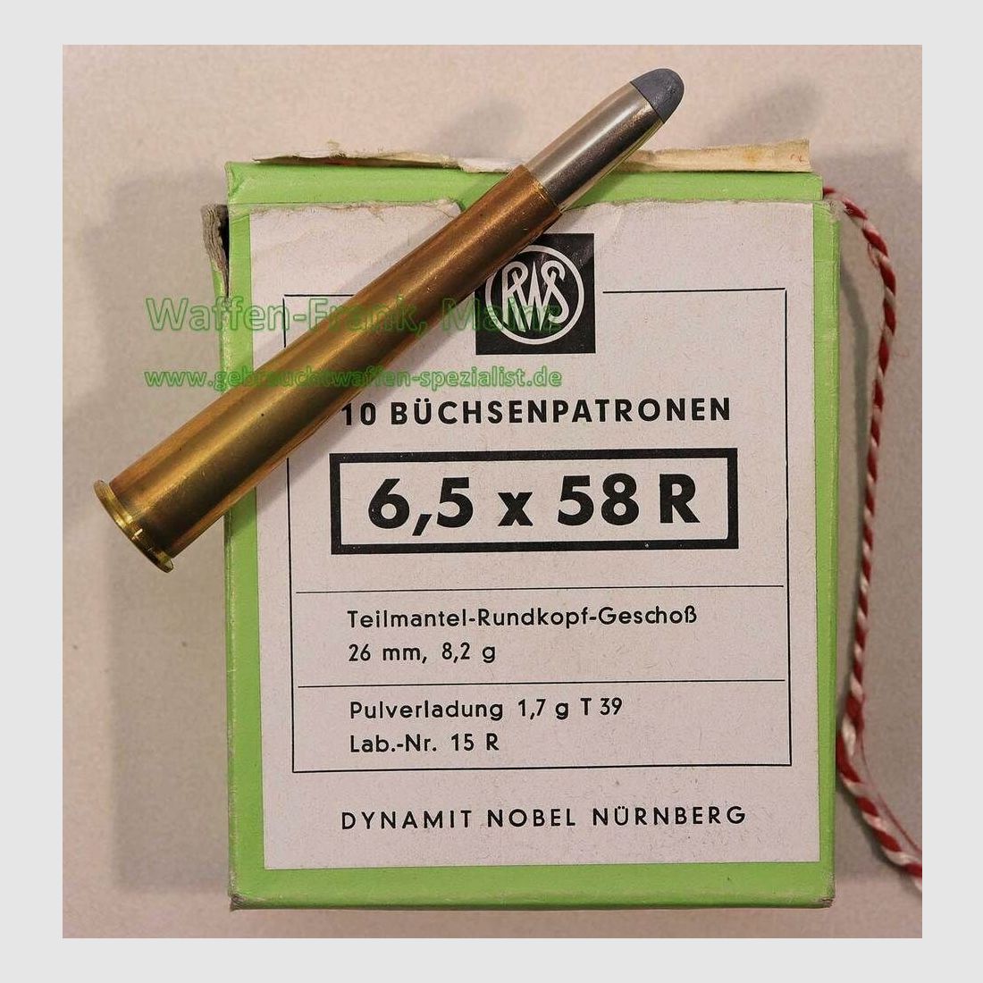 RWS (WZd.Fa.Rottweil) Büchsenpatronen
