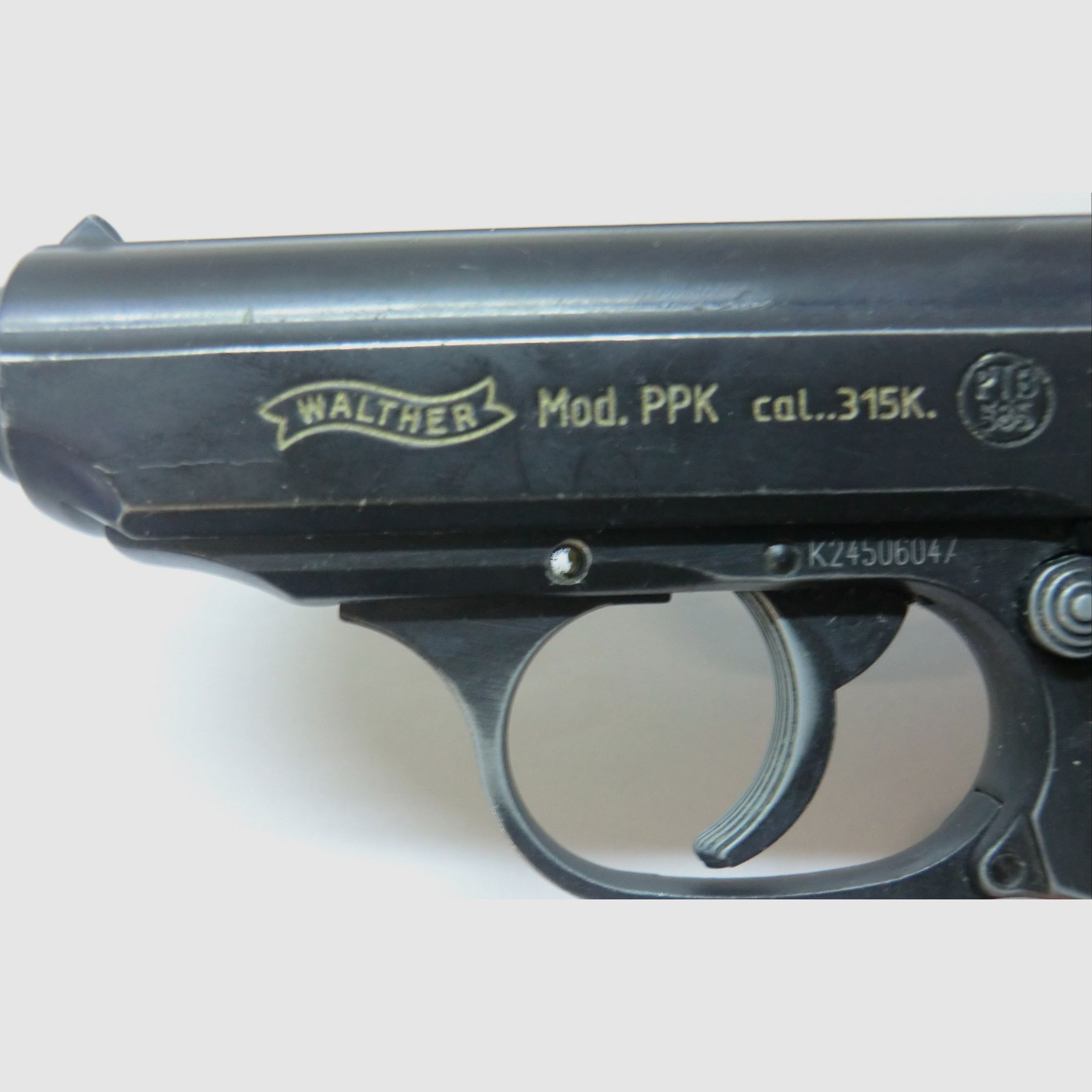Walther Mod. PPK cal. 315K. PTB 585, Beschuss: AC 1977