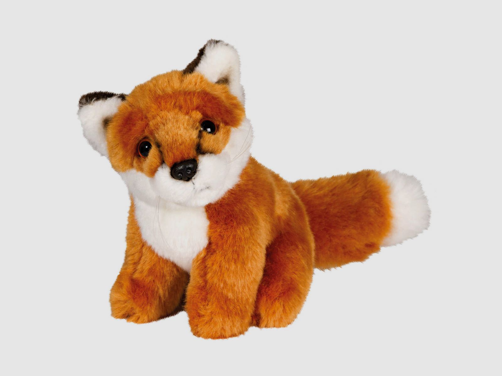 AKAH Plüschtier Kl. sitzender Fuchs Orange