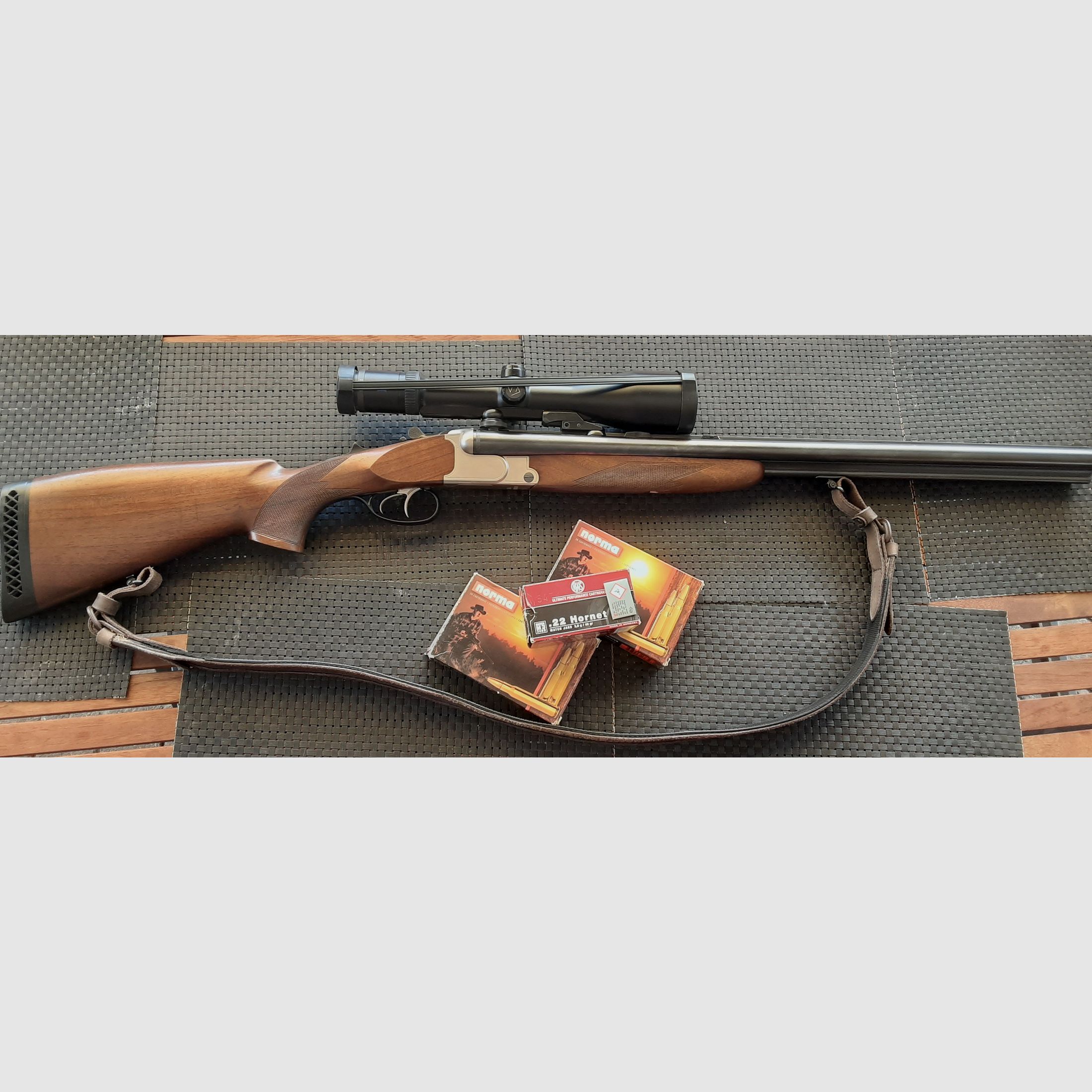 Drilling Krieghoff Plus 30.06, 12/70, 22 Hornet mit Zeiss Victory HT 3-12x56 TOP !