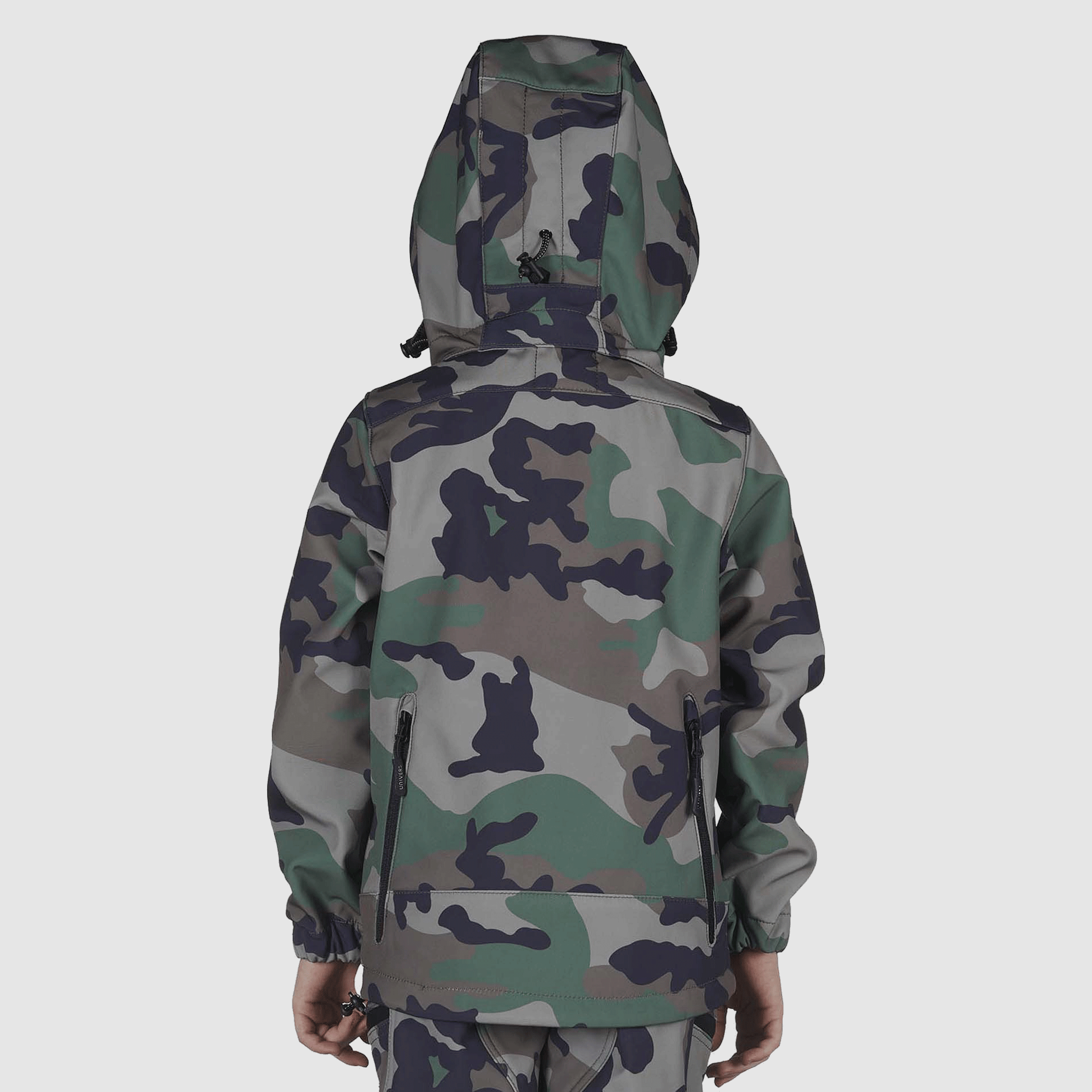 KURTKA – UNIVERS – DZIECKO – KURTKA SOFTSHELL U-TEX JUNIOR New Land Camo, zdjęcie 5 z 5