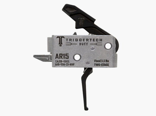 TriggerTech – AR15 / Two Stage / Black Duty Flat / TDB-33-NNF
