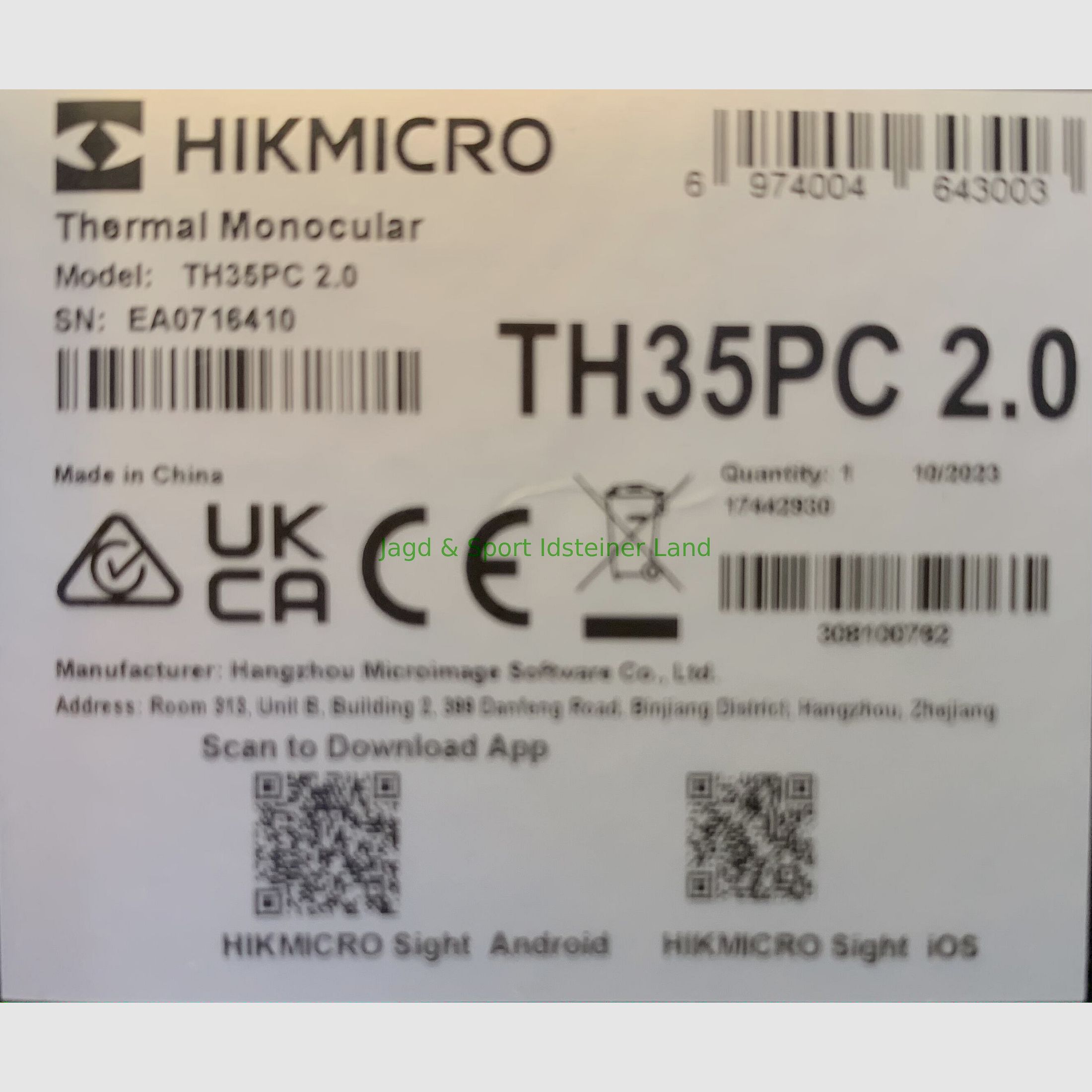 Hikmicro TH35PC 2.0