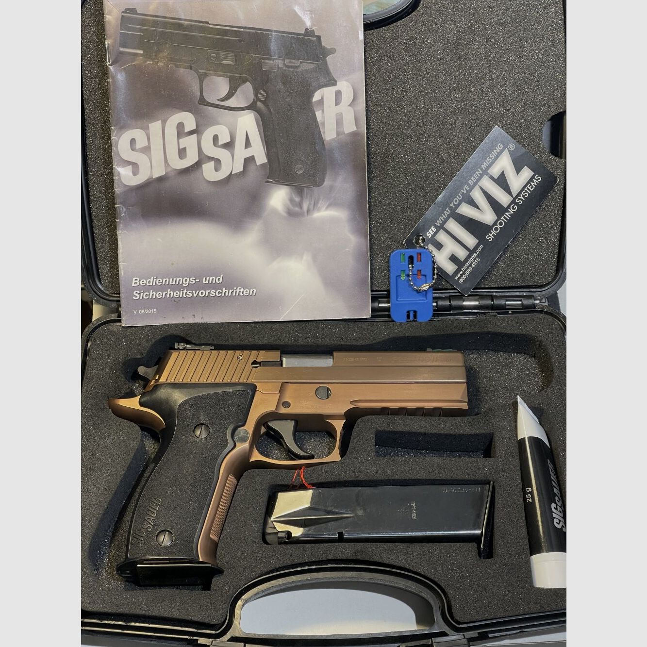 SIG Sauer P226 LDC II (Single piece - TiCN-MP coating copper!)