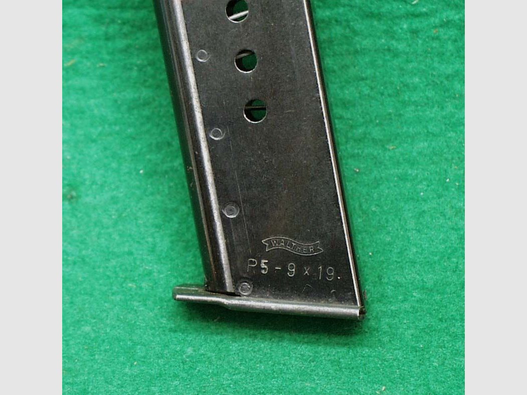 Walther P5 magazine for P5, 9mm Luger