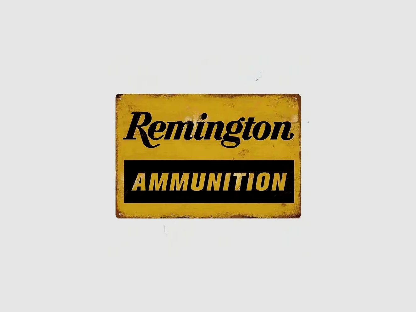 Metall-Wanddekoration Remington Munition