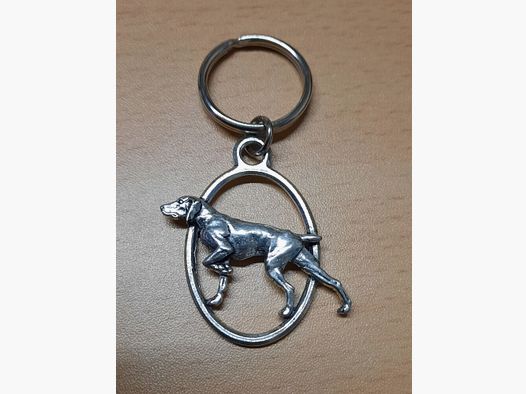unbekannt Schlüsselanhänger Jagdhund