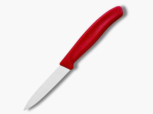 Cuchillo liso Victorinox 8 cm rojo