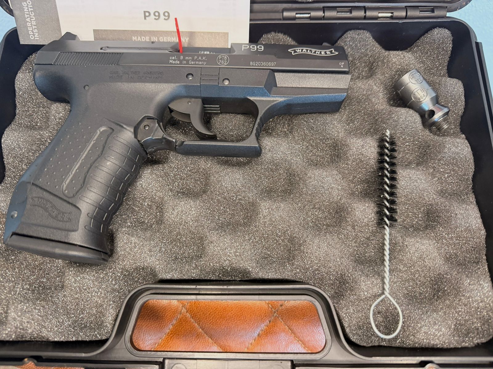 Walther P99 neuwertig, mit Koffer und Zubehör