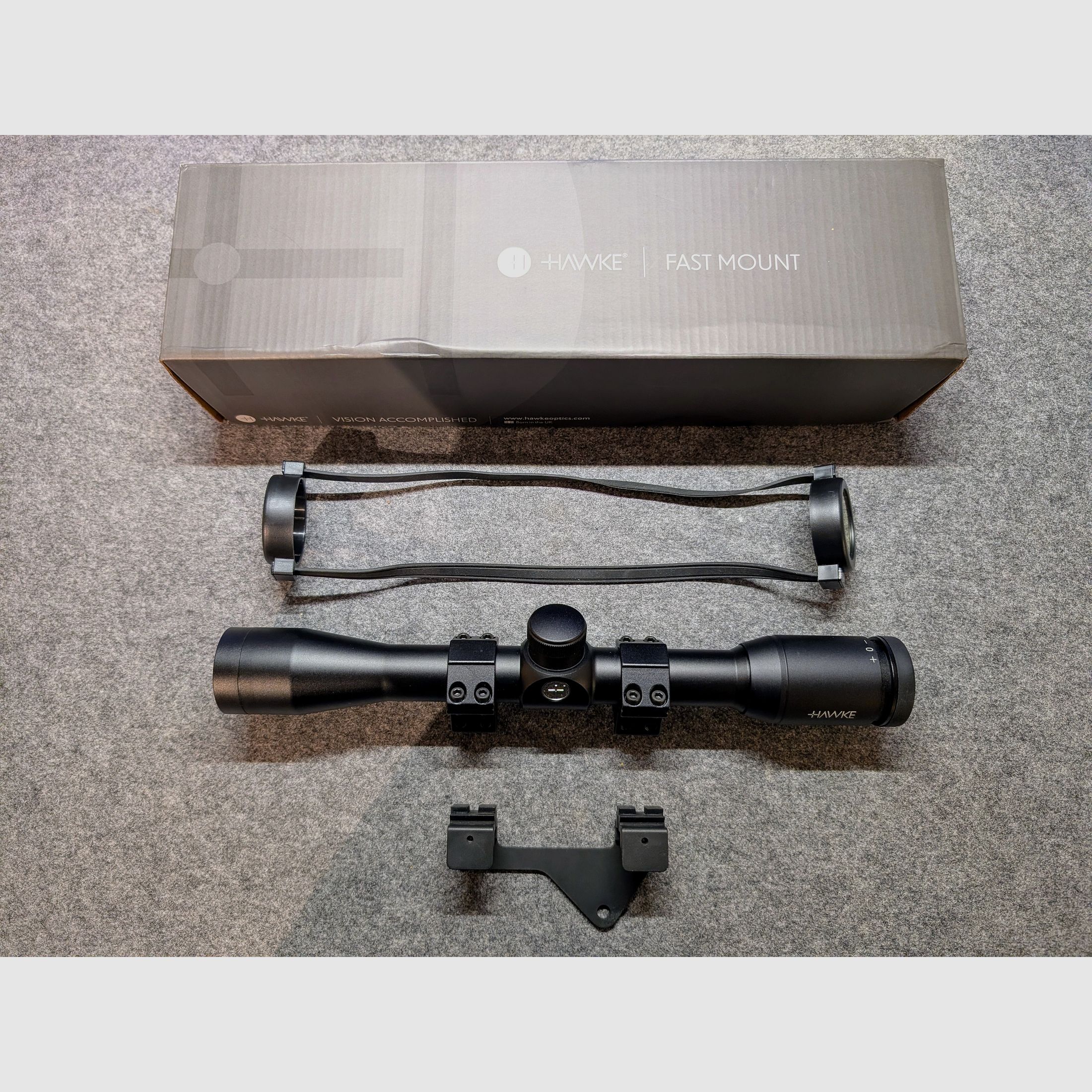 Hawke Fast Mount 4x32 (Mil Dot) inkl. Montageringe 11 mm, wie neu